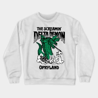 Screamin' Delta Demon | Opryland USA | Nashville Tennessee Crewneck Sweatshirt